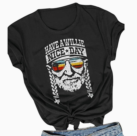 Boutique Tops - New "Have a Willie Nice Day", graphic t-shirt